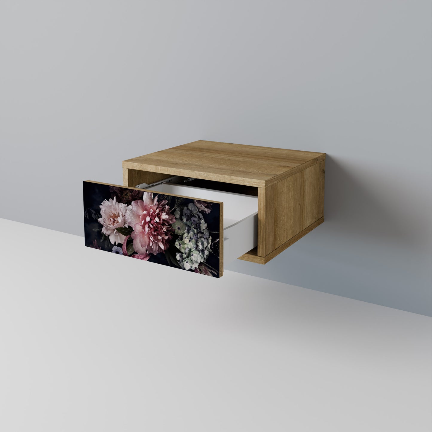 PURE BLOSSOM Nattduksbord i ekeffekt
