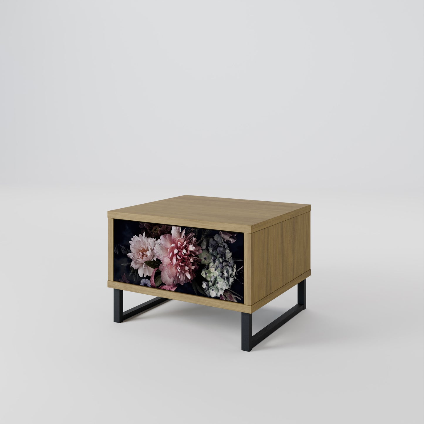 PURE BLOSSOM Nattduksbord i ekeffekt