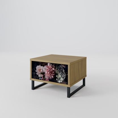 PURE BLOSSOM Nattduksbord i ekeffekt