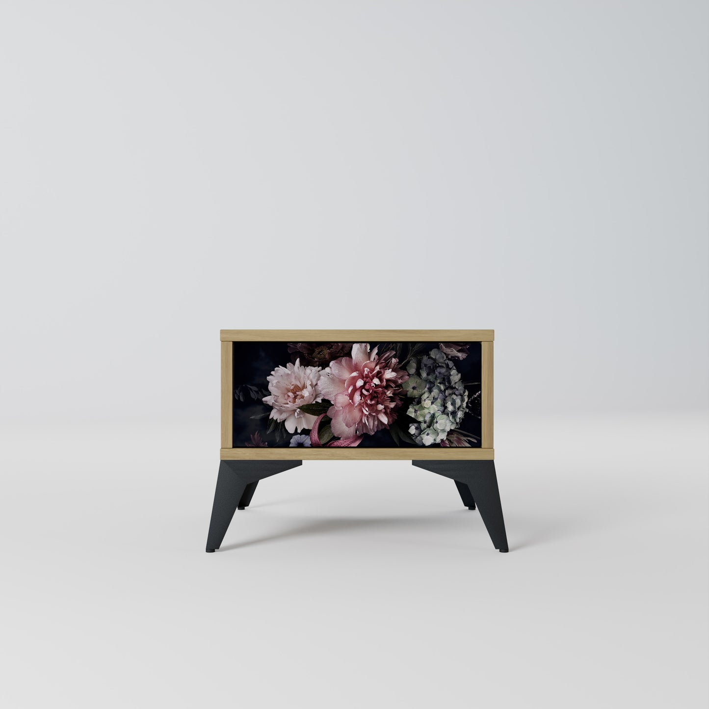 PURE BLOSSOM Nattduksbord i ekeffekt