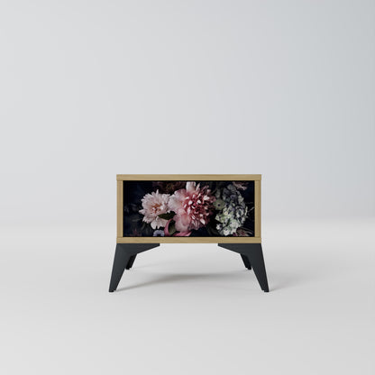 PURE BLOSSOM Nattduksbord i ekeffekt
