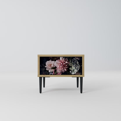 PURE BLOSSOM Nattduksbord i ekeffekt
