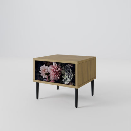 PURE BLOSSOM Nattduksbord i ekeffekt