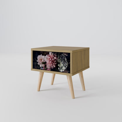 PURE BLOSSOM Nattduksbord i ekeffekt