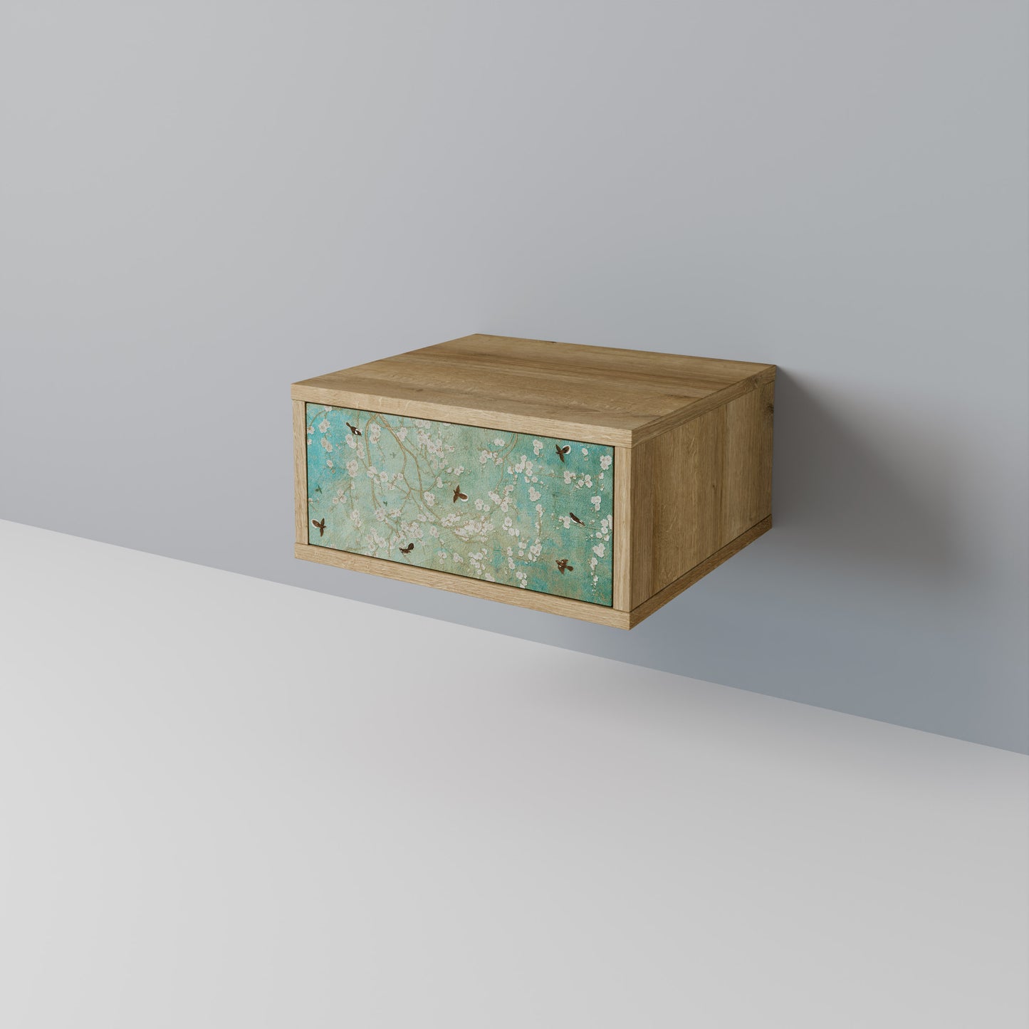 BLOOMING CHARM Nattduksbord i ekeffekt