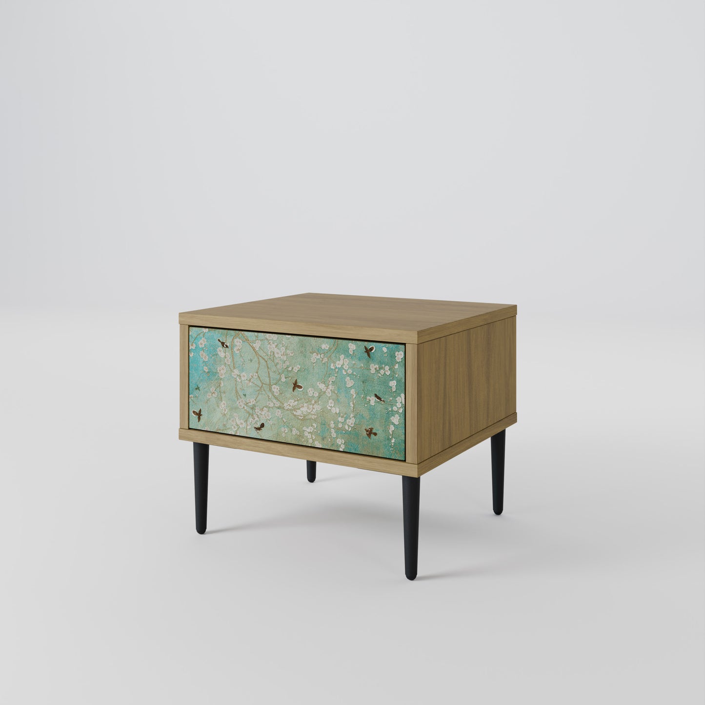 BLOOMING CHARM Nattduksbord i ekeffekt