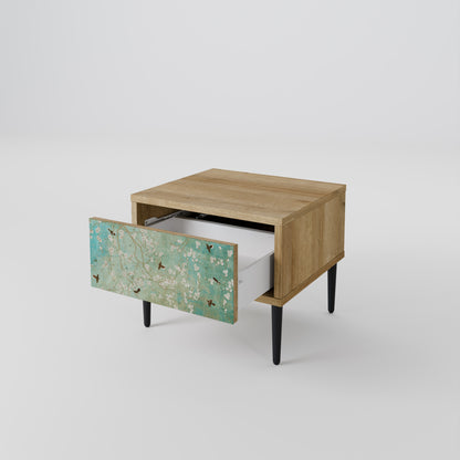 BLOOMING CHARM Nattduksbord i ekeffekt
