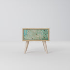 Nattduksbord med blommotiv