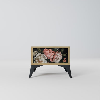 LUSH ELEGANCE Nattduksbord i ekeffekt