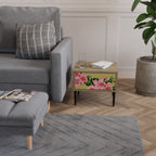 FRAGILE BEAUTY Nattduksbord i ekeffekt