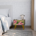 FRAGILE BEAUTY Nattduksbord i ekeffekt