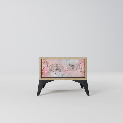 CHERRY BLOSSOM Nightstand in Oak Effect