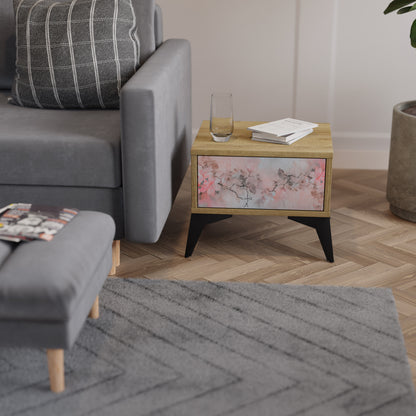 CHERRY BLOSSOM Nightstand in Oak Effect