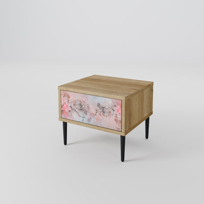CHERRY BLOSSOM Nightstand in Oak Effect