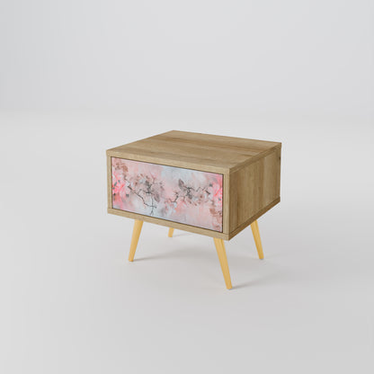 CHERRY BLOSSOM Nightstand in Oak Effect