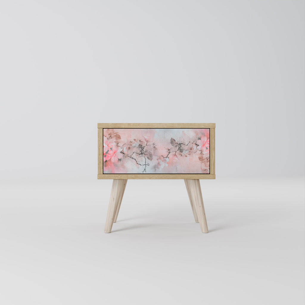 CHERRY BLOSSOM Nattduksbord i ekeffekt