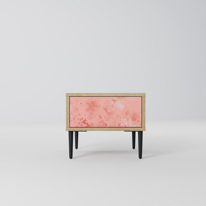 CRANE DANCE Nightstand in Oak Effect