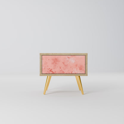 CRANE DANCE Nightstand in Oak Effect