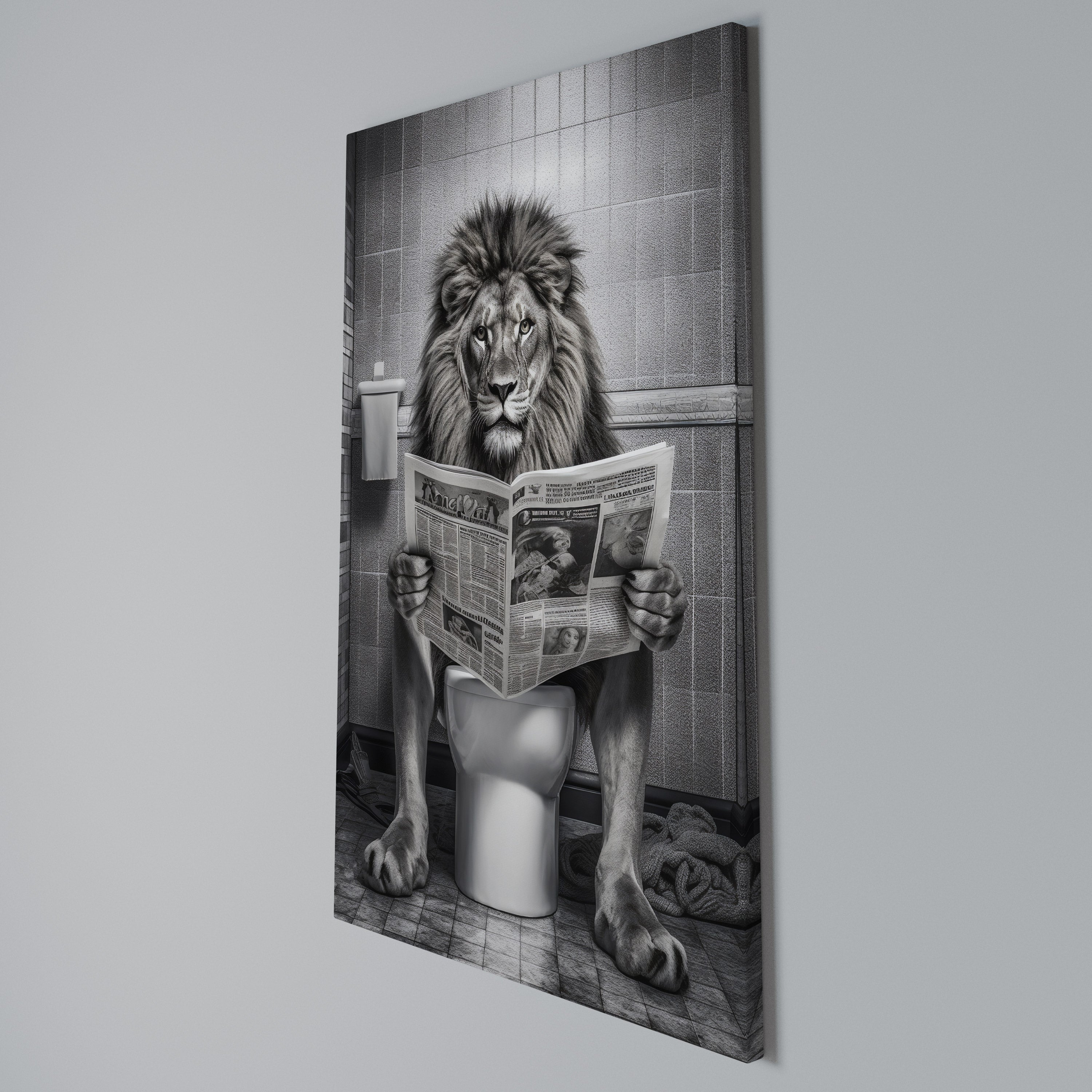 ROAR PRESS REVIEW Vertical Canvas Print