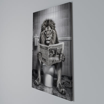 ROAR PRESS REVIEW Vertical Canvas Print