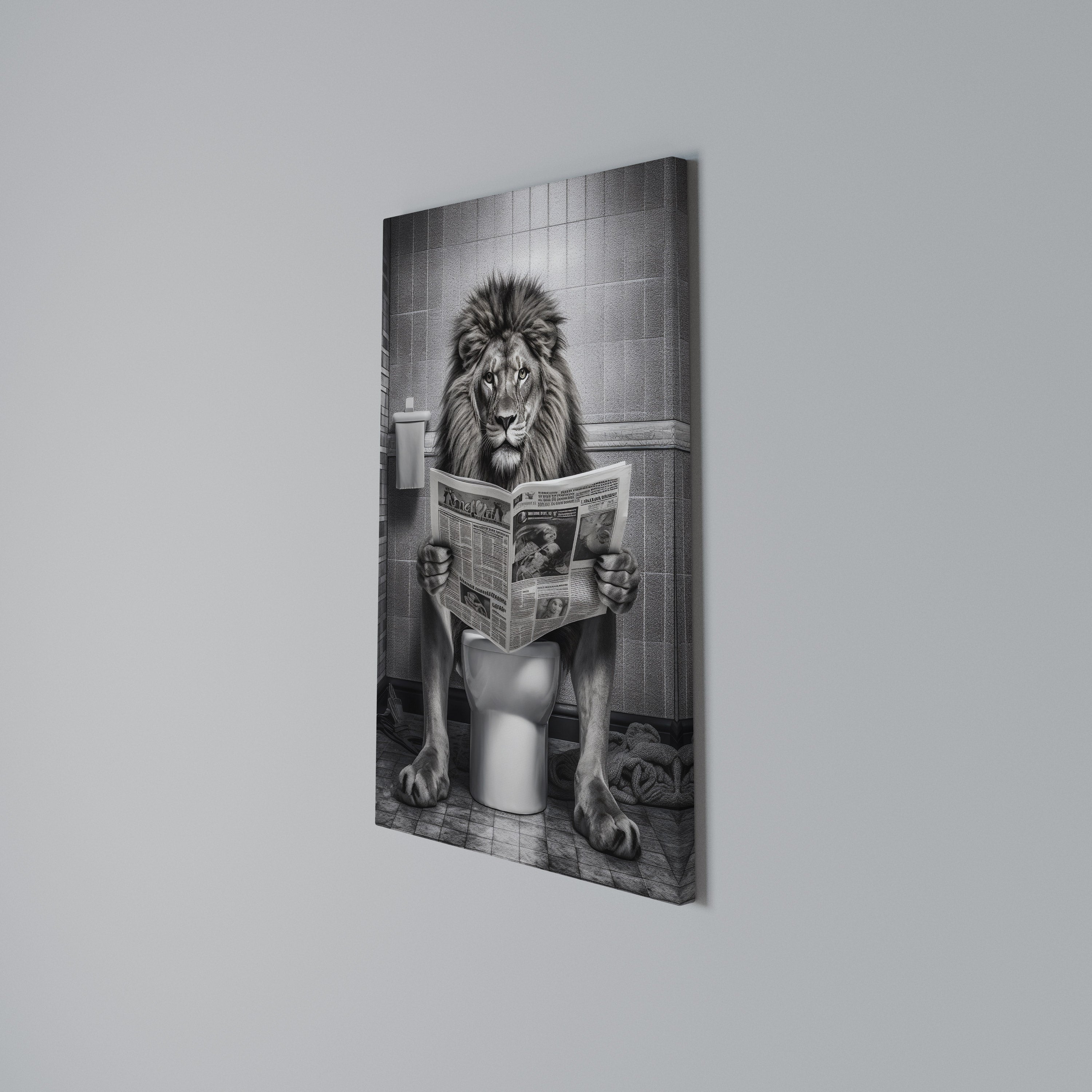 ROAR PRESS REVIEW Vertical Canvas Print