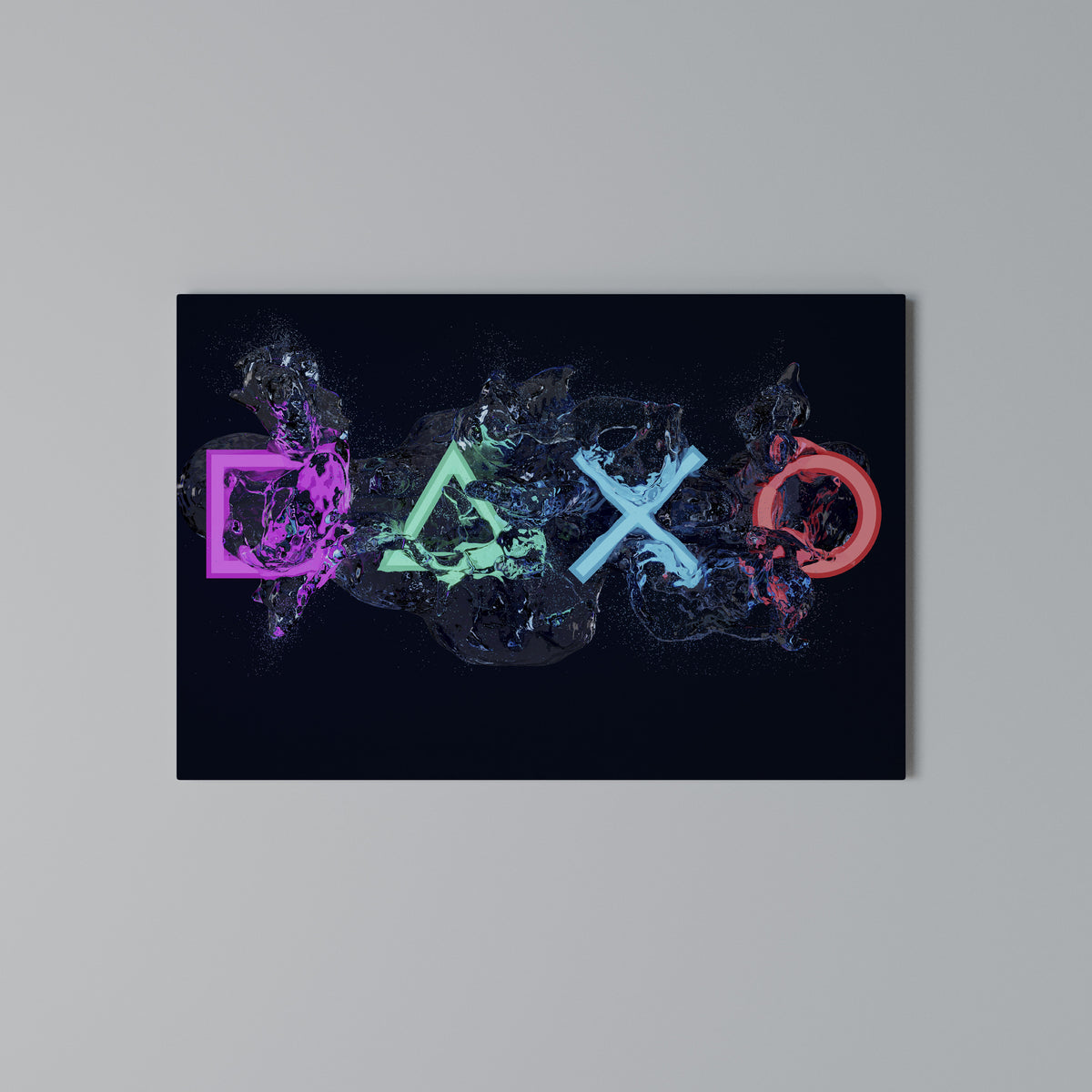 GAMING REVOLT Horizontal Canvas Print