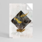 FALLING LIGHTNESS Peel and Stick Vertical Poster