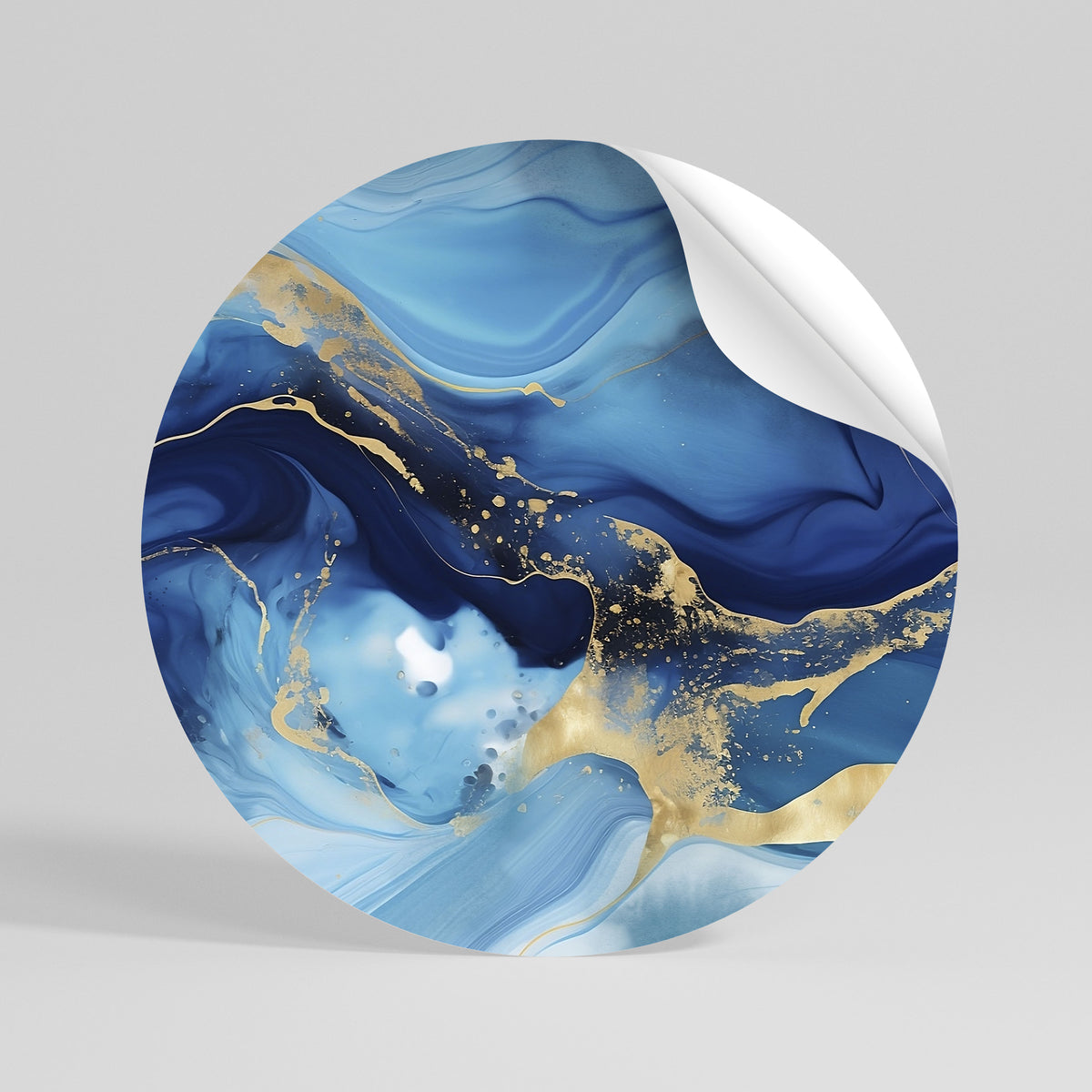 AZURE DREAMSCAPE Rund väggdekal