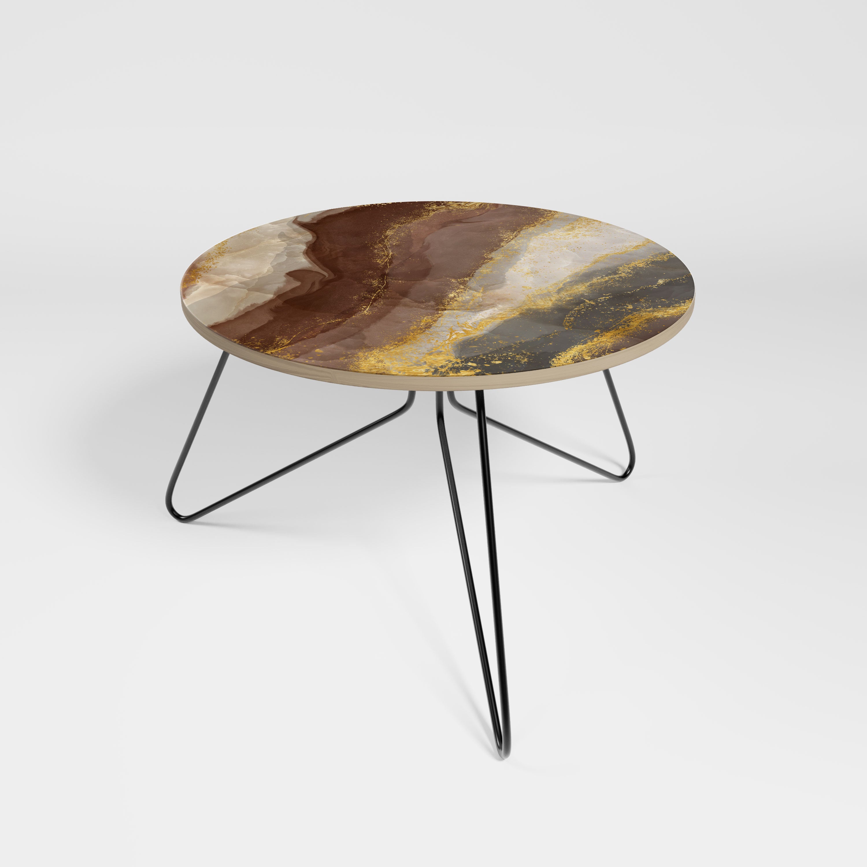 MARMORERAD ELEGANCE Litet soffbord
