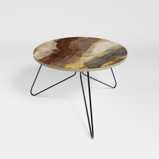 MARBLED ELEGANCE Small Coffee Table