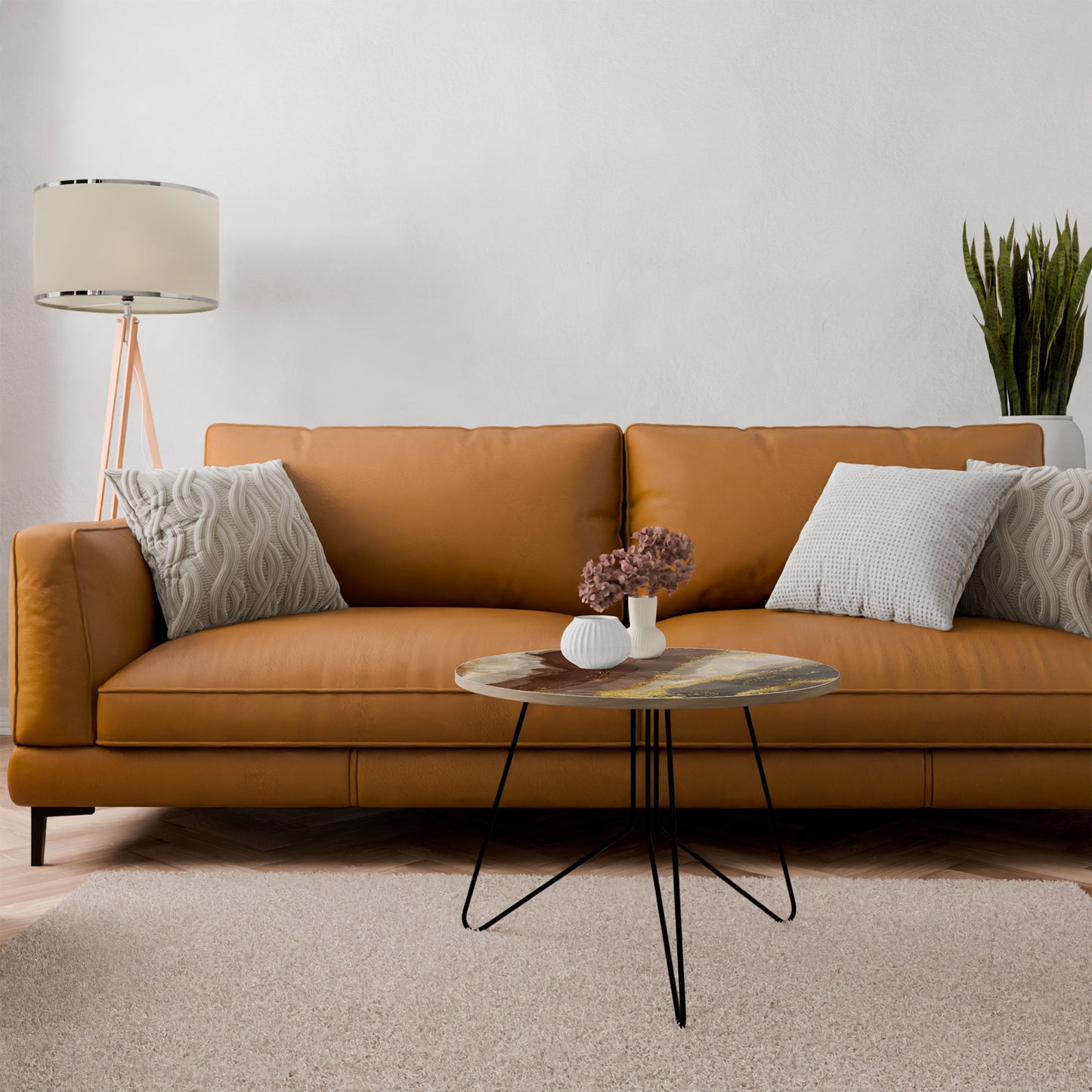 MARBLED ELEGANCE Stort soffbord