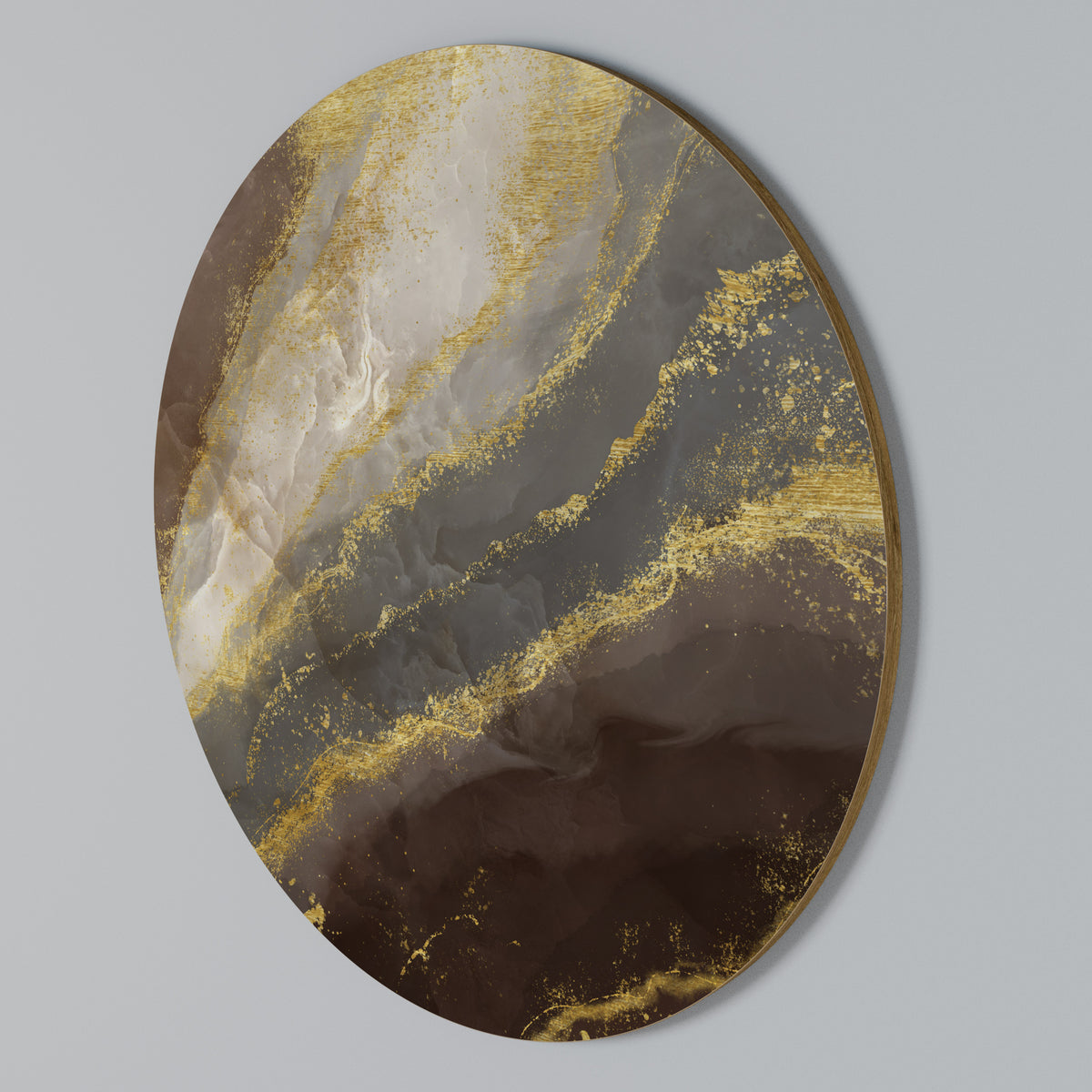 MARBLE MIRAGE Rund väggdekor