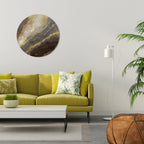 MARBLE MIRAGE Round Wall Art