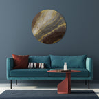 MARBLE MIRAGE Round Wall Art