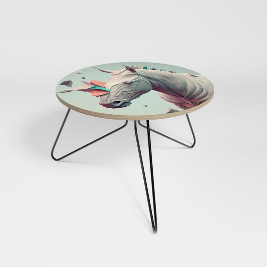 FUTURISTIC HORSE Small Coffee Table