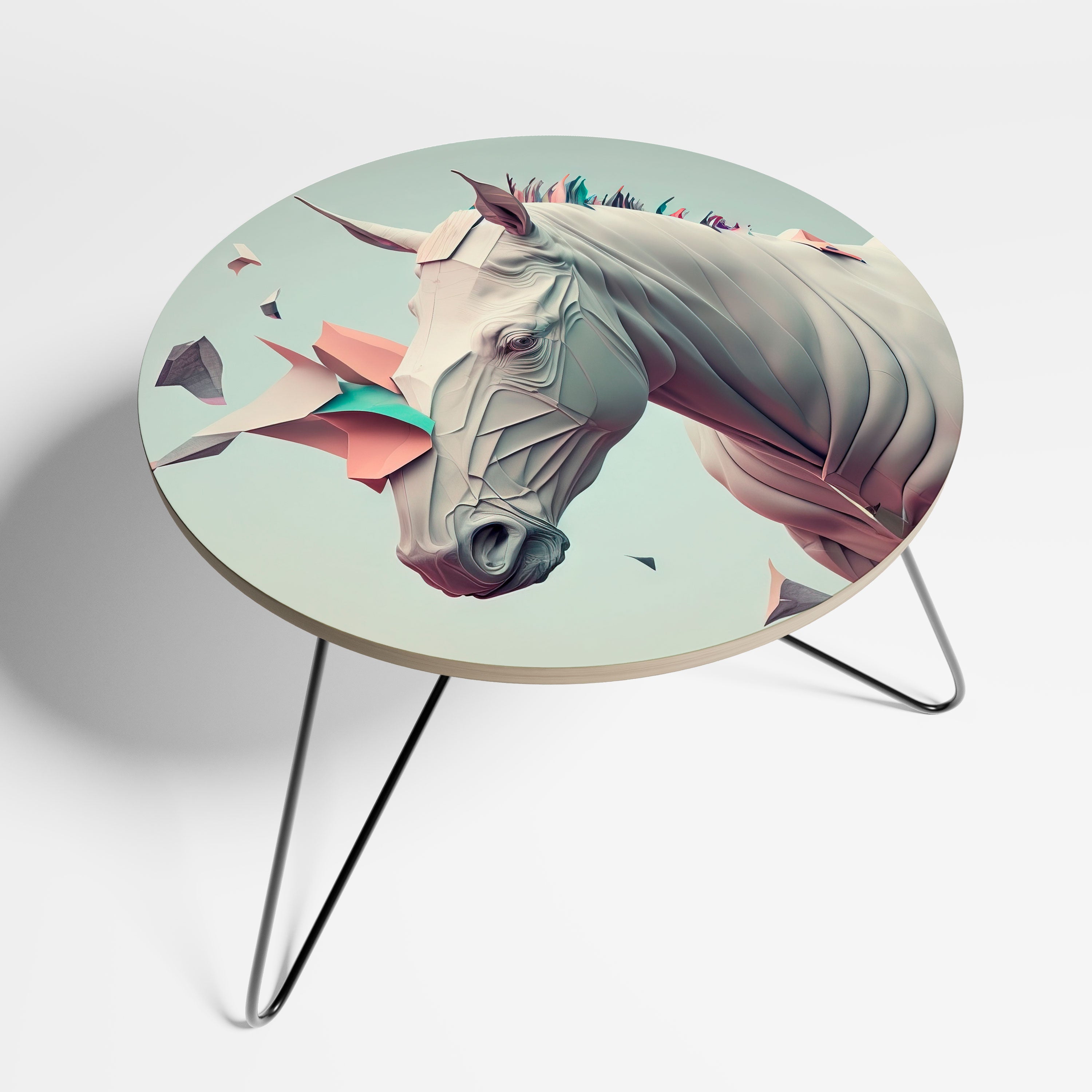 FUTURISTIC HORSE Large Coffee Table