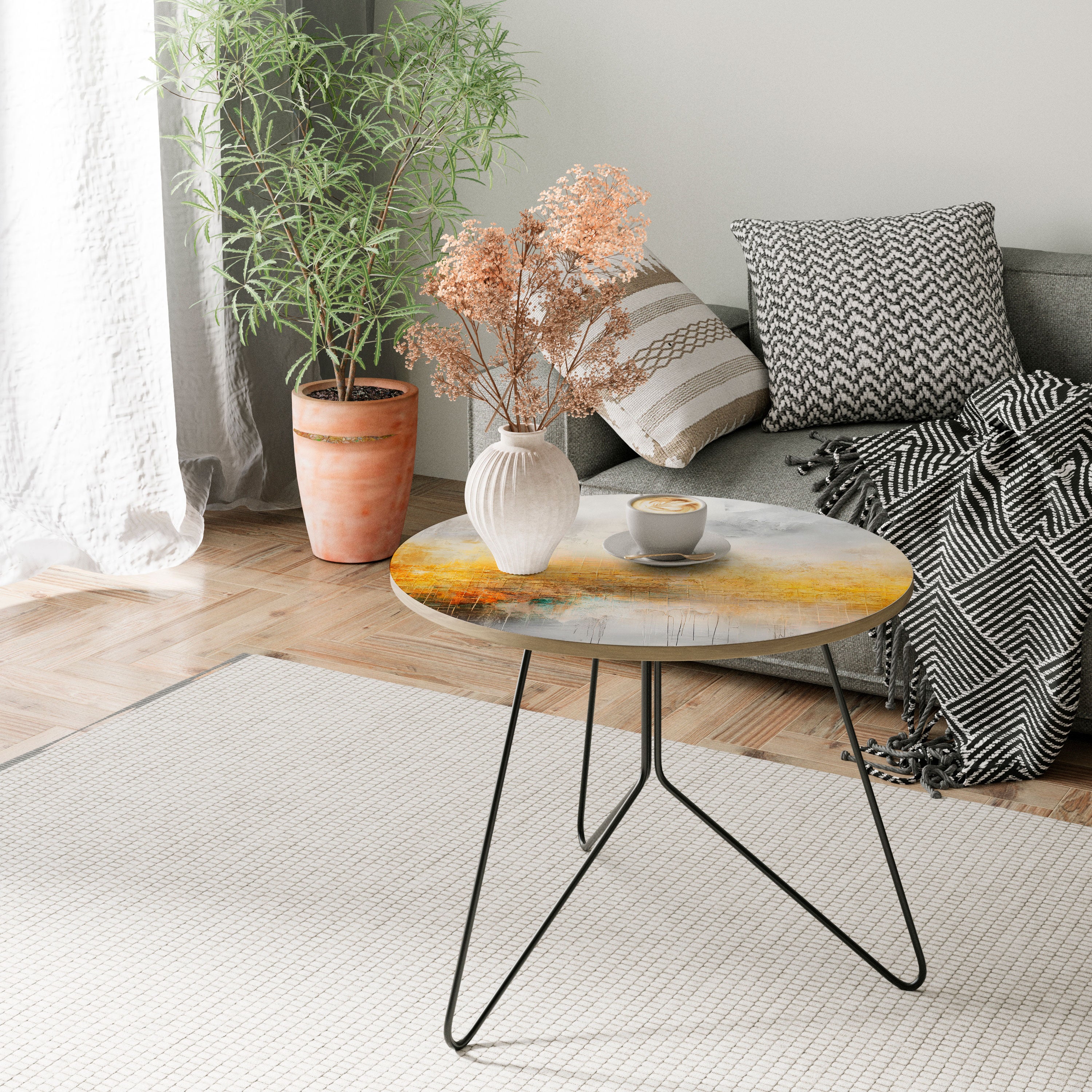 IMPRESSIONAL DAWN Large Coffee Table