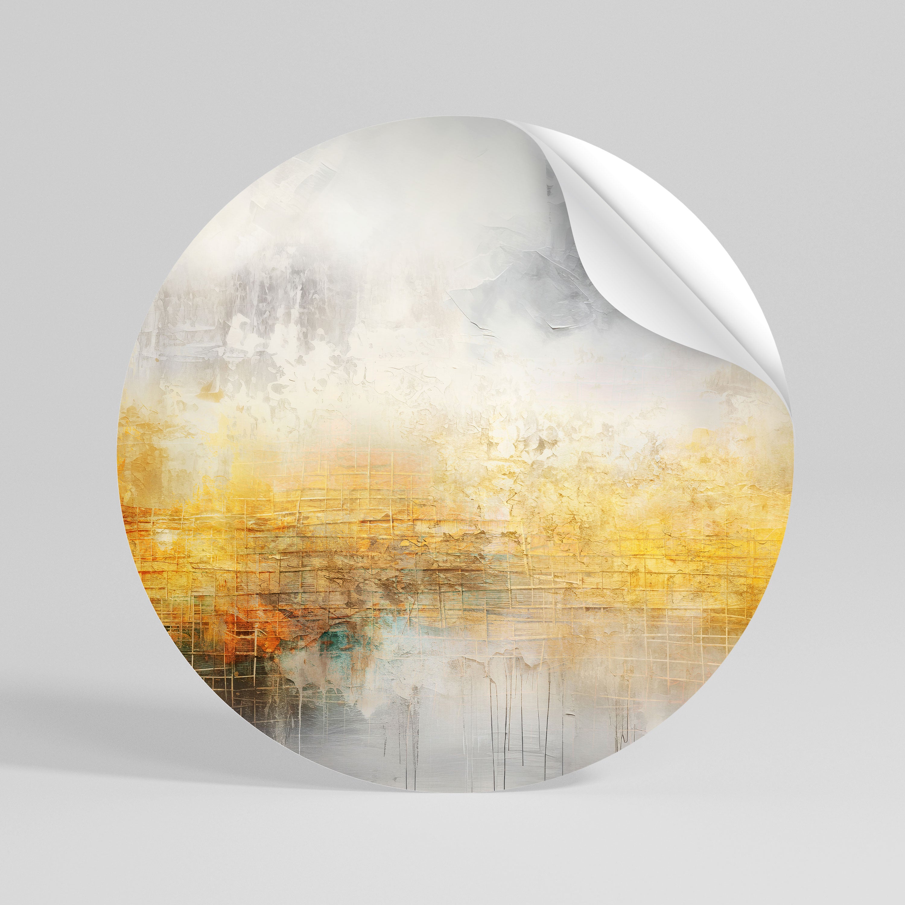 IMPRESSIONAL DAWN Rund väggdekal