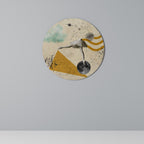 SHAPES OF BALLERINA Round Wall Art