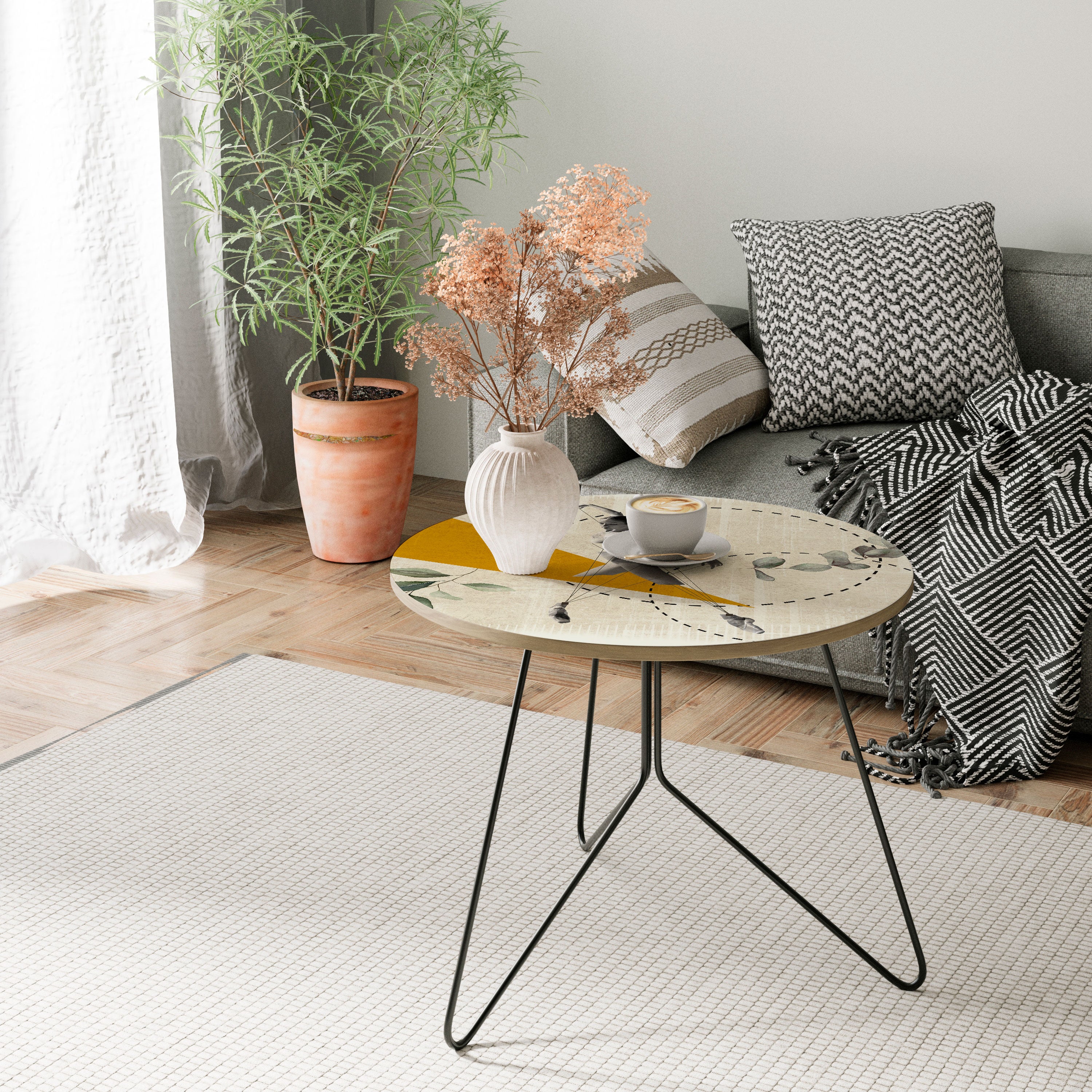 TRIANGLE MOVEMENT Large Coffee Table