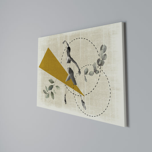 TRIANGLE MOVEMENT Horizontal Canvas Print