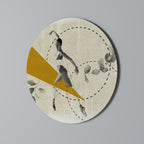 TRIANGLE MOVEMENT Round Wall Art