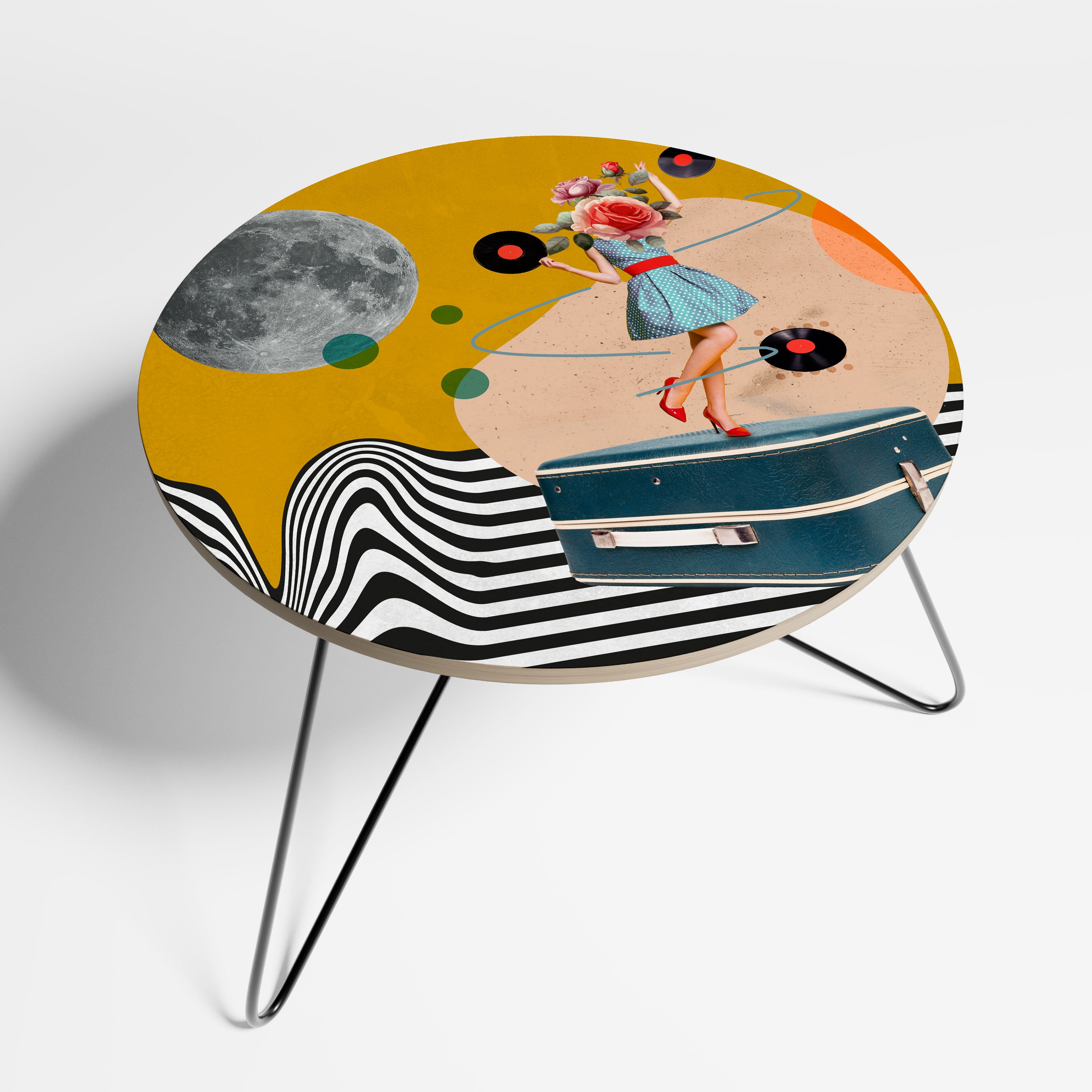 VINYL RETROSPEKTION Litet soffbord