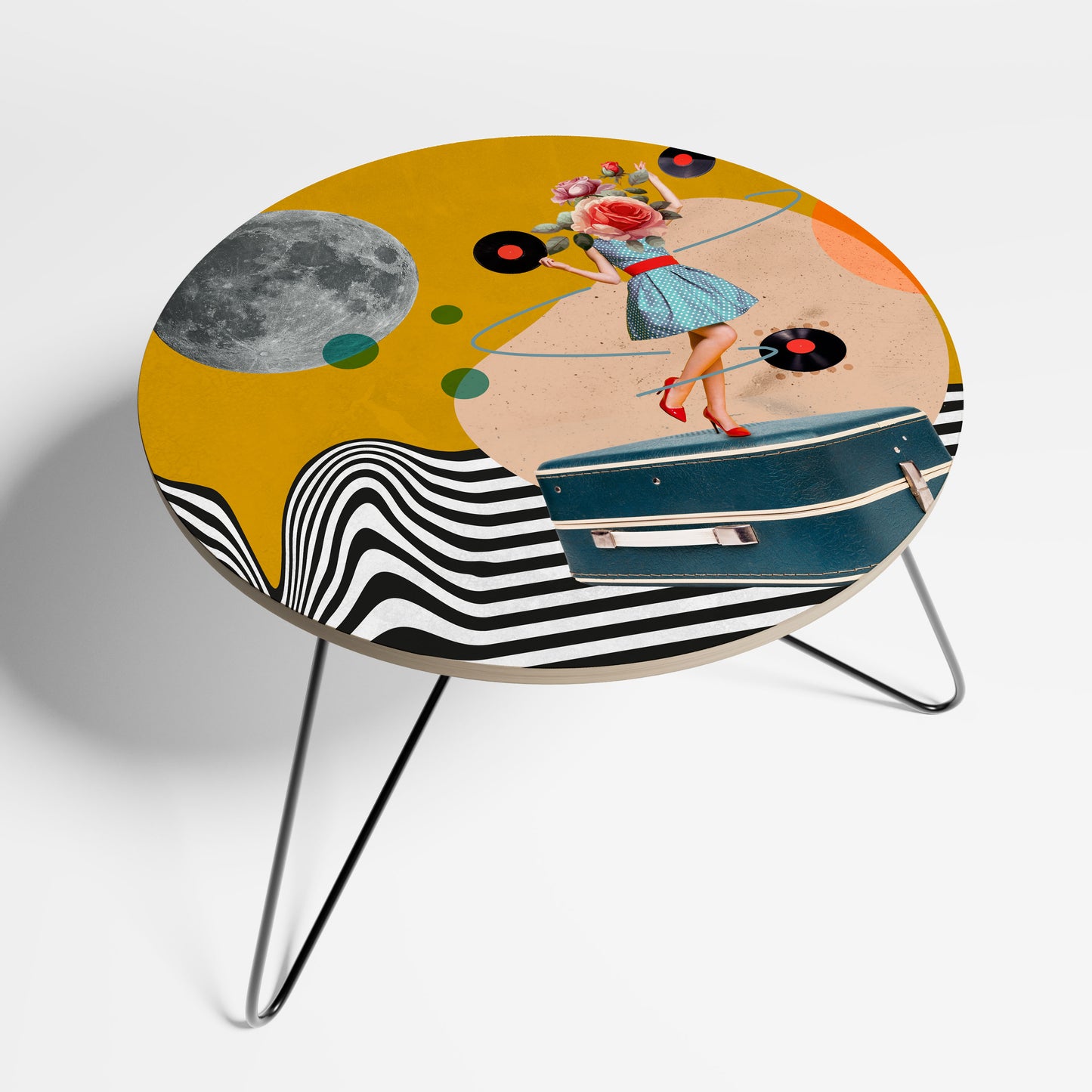 VINYL RETROSPEKTION Stort soffbord