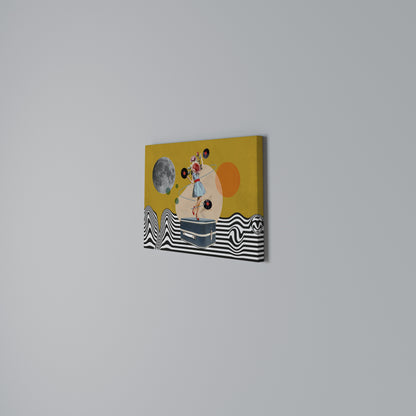 VINYL RETROSPECTION Horizontal Canvas Print