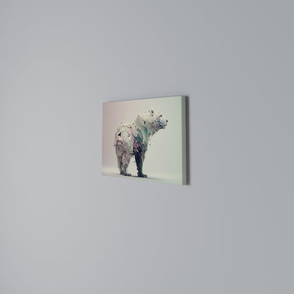 FUTURISTIC BEAR Horizontal Canvas Print