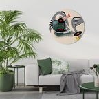 VINYL VARIATION Round Wall Art