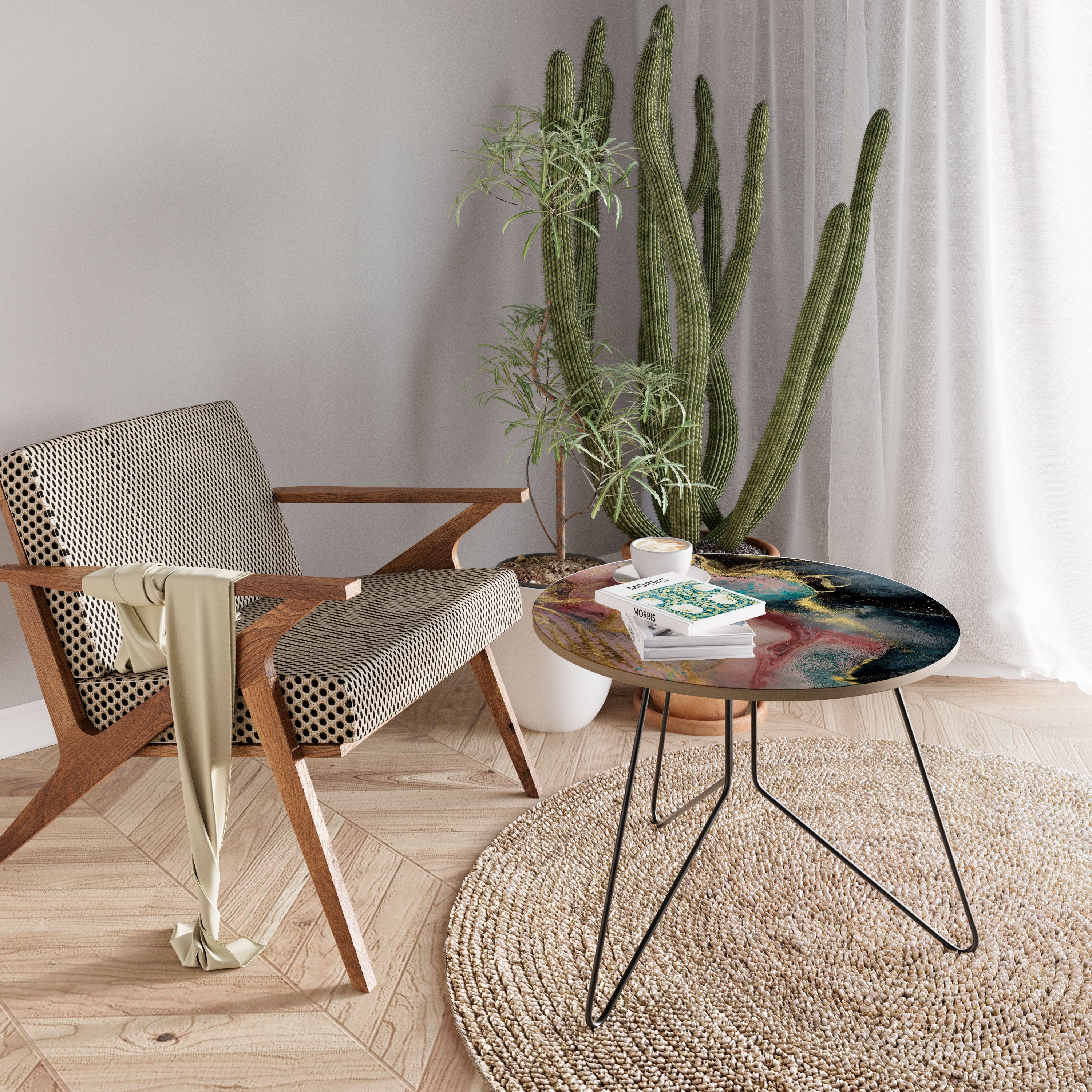 EARTHY MARBLE Large Coffee Table