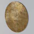 GILDED LEAF CASCADE Round Wall Art
