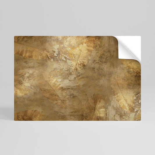 GILDED LEAF CASCADE horisontell poster med självhäftande motiv